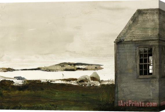 andrew wyeth Sea Level 1982 Stretched Canvas Print / Canvas Art
