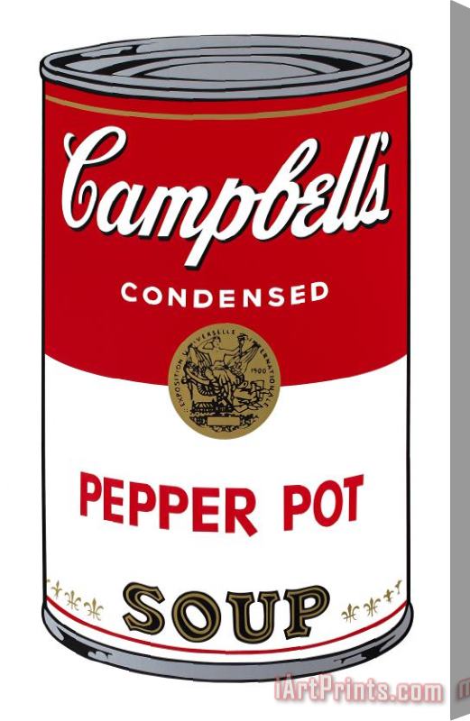 Andy Warhol Campbell's Soup I Pepper Pot C 1968 Stretched Canvas Painting / Canvas Art