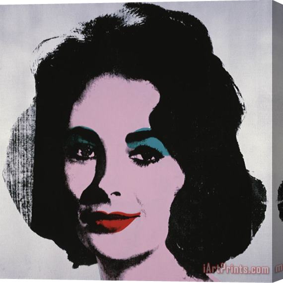 Andy Warhol Liz 1963 Stretched Canvas Painting / Canvas Art