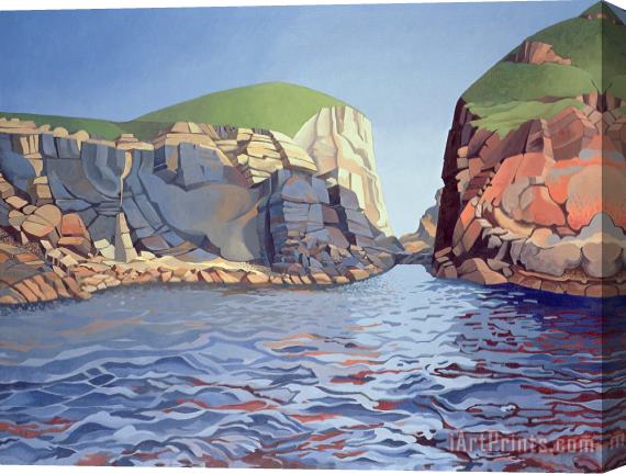 Anna Teasdale Land and Sea No I - Ramsey Island Stretched Canvas Print / Canvas Art
