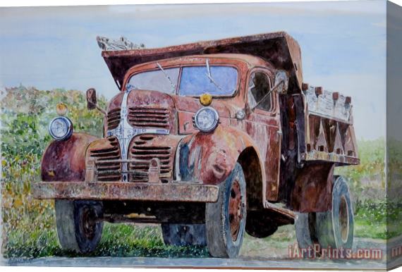 Anthony Butera Old Farm Truck Stretched Canvas Print / Canvas Art