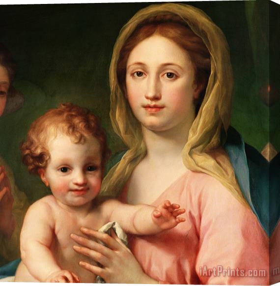 Anton Raphael Mengs Madonna and Child Stretched Canvas Print / Canvas Art