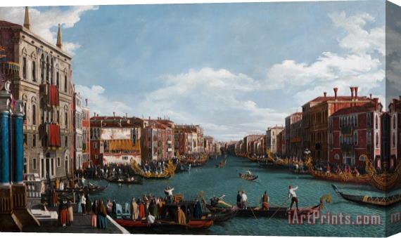 Antonio Canaletto The Grand Canal At Venice Stretched Canvas Painting / Canvas Art