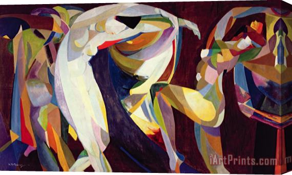 Arthur Bowen Davies Dances Stretched Canvas Painting / Canvas Art