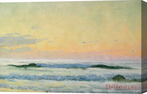 AS Stokes Sea Study Stretched Canvas Painting / Canvas Art