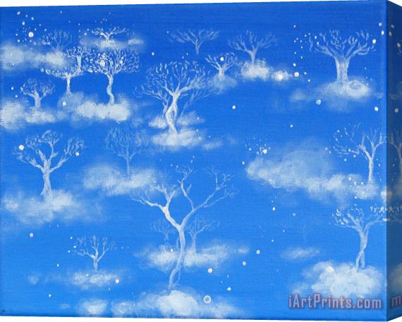 Ashleigh Dyan Moore Trees in the Clouds Stretched Canvas Print / Canvas Art