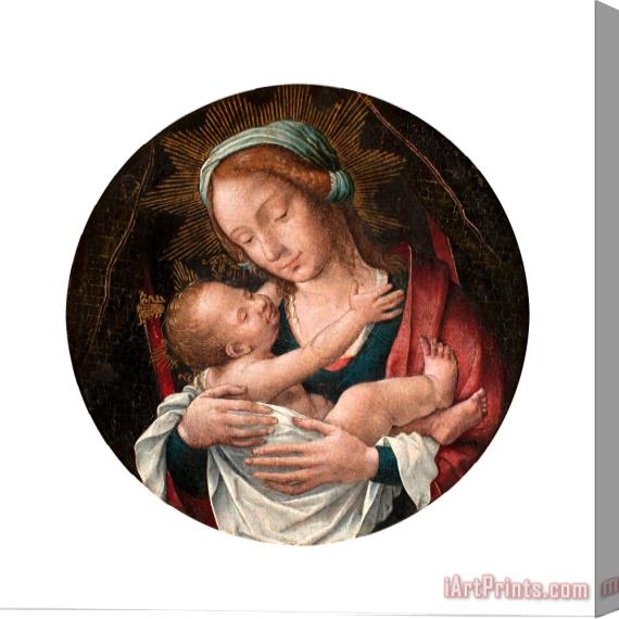 Attributed to Frei Carlos Madonna And Child Stretched Canvas Print / Canvas Art