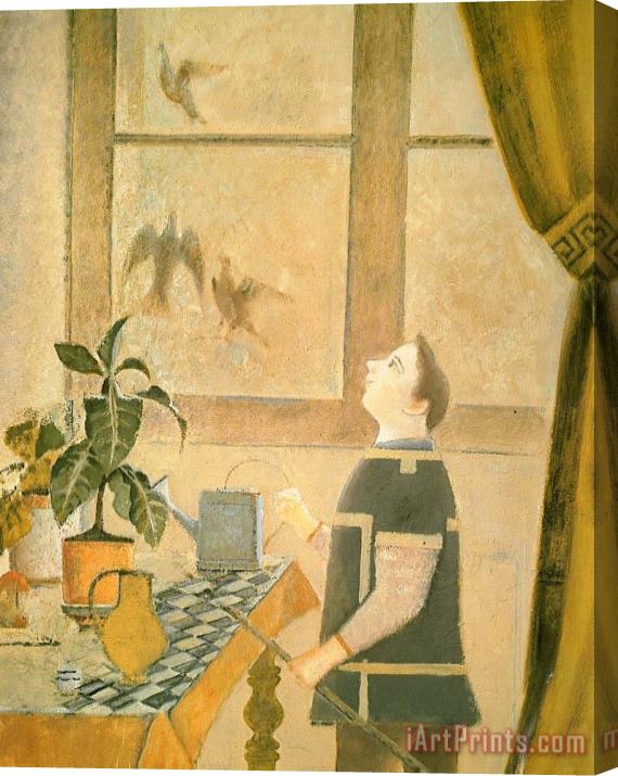 Balthasar Klossowski De Rola Balthus The Child with Pigeons Stretched Canvas Print / Canvas Art