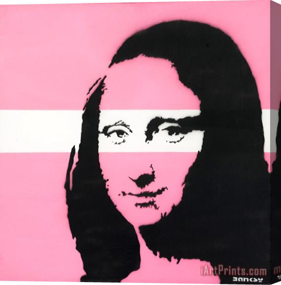 Banksy Mona Lisa Stretched Canvas Painting / Canvas Art