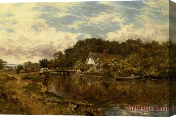 Benjamin Williams Leader On The Stone Suffolk Stretched Canvas Print / Canvas Art