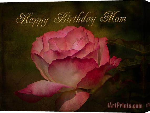 Blair Wainman Happy Birthday Mom Stretched Canvas Print / Canvas Art