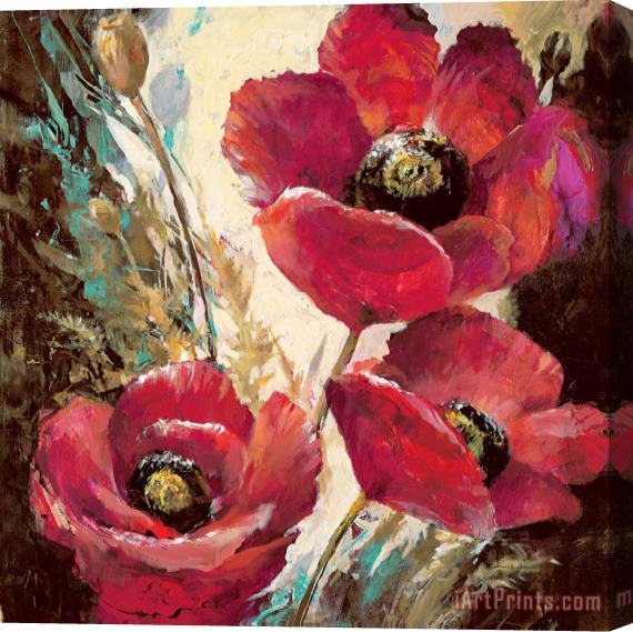 brent heighton Influential Poppy Stretched Canvas Painting / Canvas Art