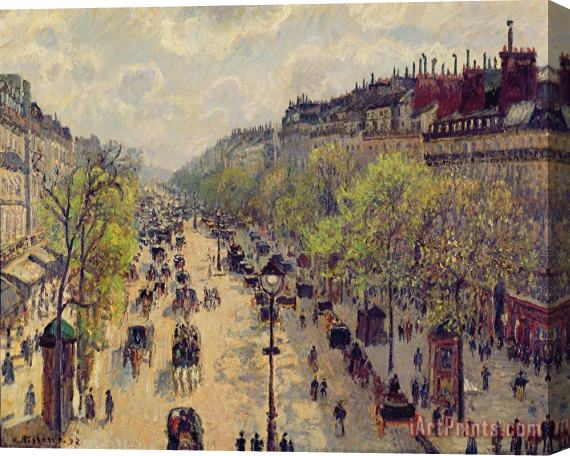 Camille Pissarro Boulevard Montmartre Stretched Canvas Print / Canvas Art