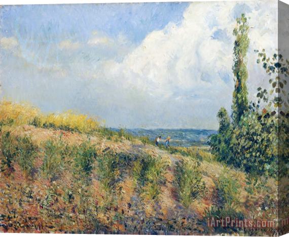 Camille Pissarro The Approaching Storm Stretched Canvas Print / Canvas Art