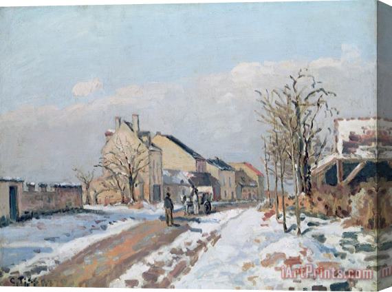 Camille Pissarro The Road from Gisors to Pontoise Stretched Canvas Painting / Canvas Art