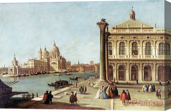 Canaletto Entrance to Grand Canal, Venice Stretched Canvas Print / Canvas Art