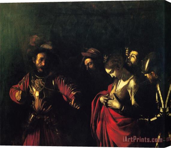 Caravaggio The Martyrdom of Saint Ursula Stretched Canvas Print / Canvas Art