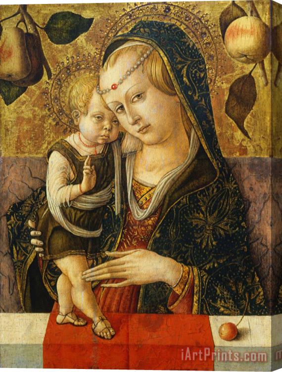 Carlo Crivelli Madonna And Child Stretched Canvas Painting / Canvas Art