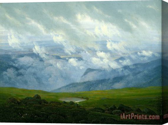 Caspar David Friedrich Drifting Clouds Stretched Canvas Print / Canvas Art