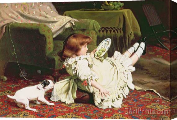 Charles Burton Barber Time to Play Stretched Canvas Painting / Canvas Art