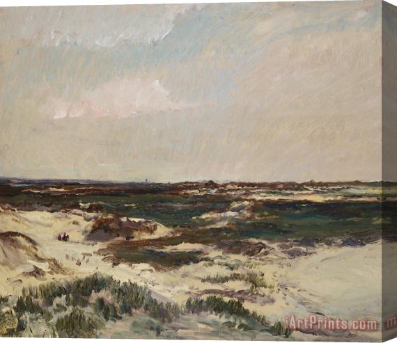Charles Francois Daubigny The Dunes At Camiers Stretched Canvas Print / Canvas Art