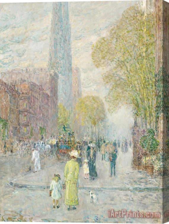 Childe Hassam Cathedral Spires Stretched Canvas Painting / Canvas Art