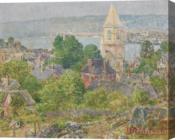 Childe Hassam Gloucester Stretched Canvas Print / Canvas Art