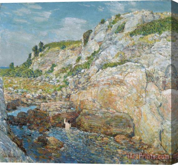 Childe Hassam Northeast Gorge at Appledore Stretched Canvas Print / Canvas Art