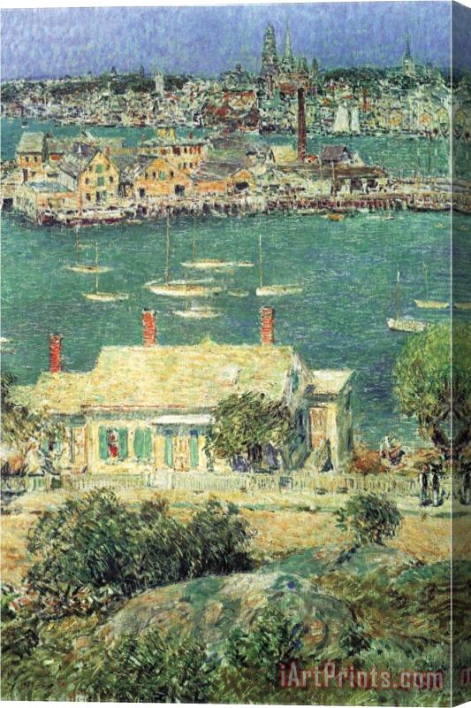 Childe Hassam Port of Gloucester Stretched Canvas Print / Canvas Art