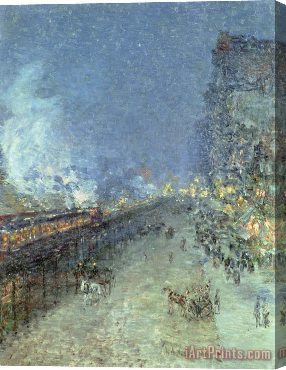 Childe Hassam The El Stretched Canvas Print / Canvas Art