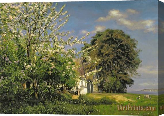 Christian Zacho Spring Blossom Stretched Canvas Painting / Canvas Art