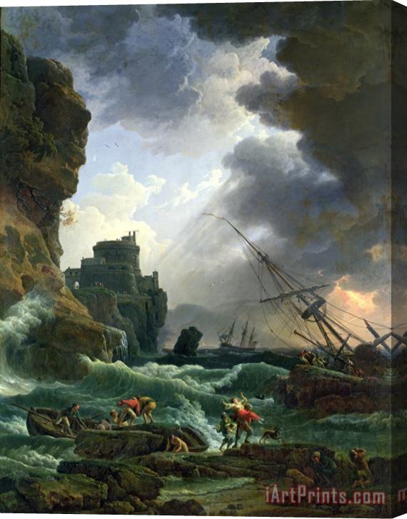 Claude Joseph Vernet The Storm Stretched Canvas Painting / Canvas Art
