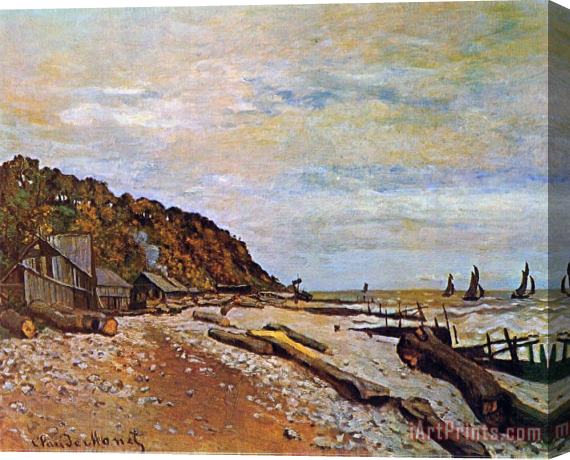 Claude Monet Boatyard near Honfleur Stretched Canvas Print / Canvas Art