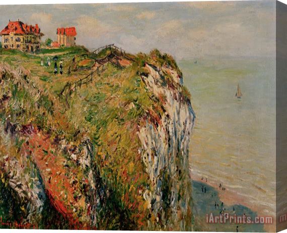 Claude Monet Cliff at Dieppe Stretched Canvas Painting / Canvas Art