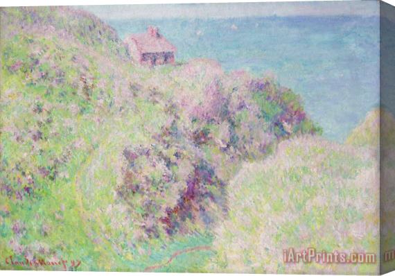 Claude Monet Customs House At Varengeville Stretched Canvas Print / Canvas Art