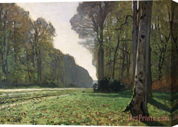 Claude Monet Le Pave de Chailly Stretched Canvas Painting / Canvas Art