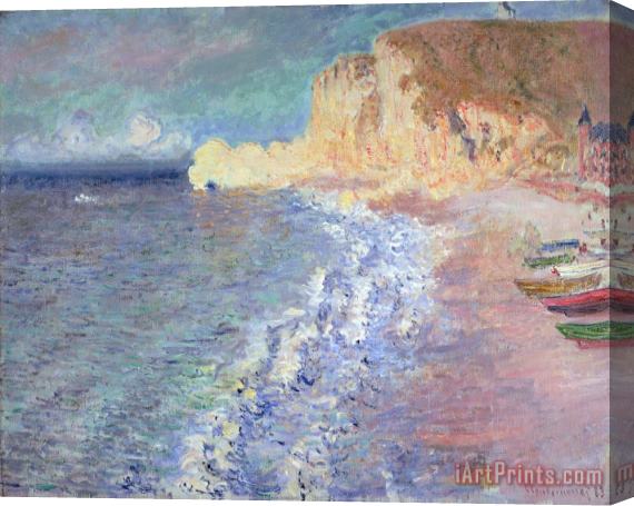 Claude Monet Morning at Etretat Stretched Canvas Painting / Canvas Art