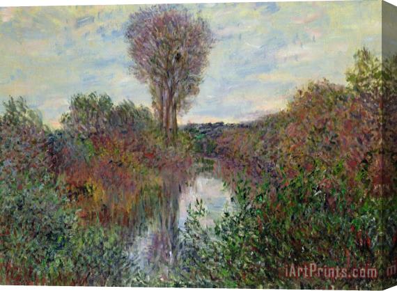 Claude Monet Small Branch of the Seine Stretched Canvas Painting / Canvas Art