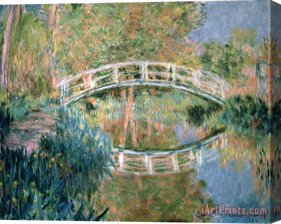 Claude Monet The Japanese Bridge Stretched Canvas Painting / Canvas Art