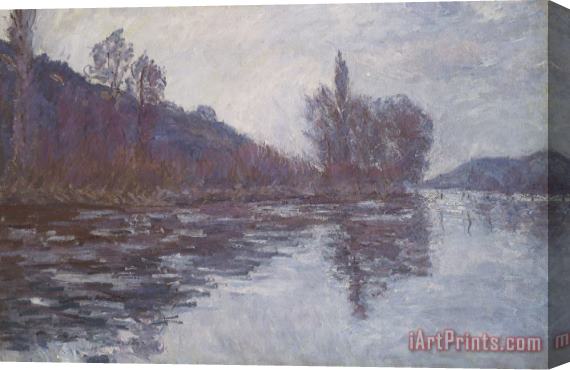 Claude Monet The Seine near Giverny Stretched Canvas Print / Canvas Art