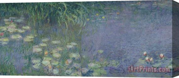 Claude Monet Waterlilies Morning Stretched Canvas Print / Canvas Art