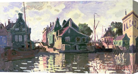 Claude Monet Zaandam Stretched Canvas Print / Canvas Art
