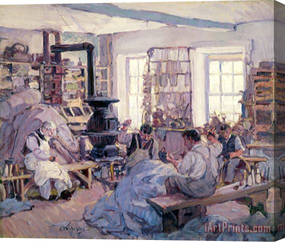 Clifford Warren Ashley Corner of The Sail Loft, 1915 Stretched Canvas Print / Canvas Art