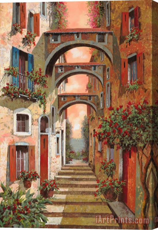Collection 7 Archetti In Rosso Stretched Canvas Painting / Canvas Art
