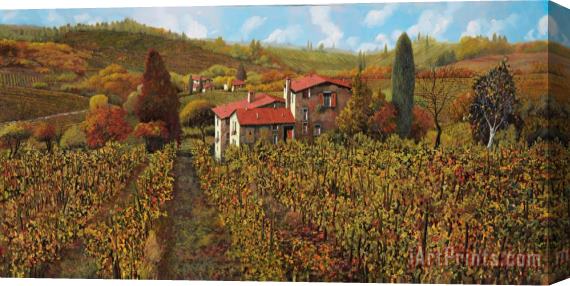 Collection 7 Le Vigne Toscane Stretched Canvas Print / Canvas Art