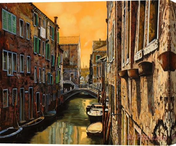Collection 7 Venezia Al Tramonto Stretched Canvas Painting / Canvas Art