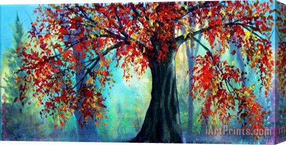Collection 9 Autumn Leaves Stretched Canvas Print / Canvas Art