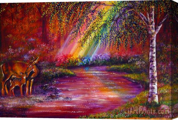 Collection 9 End of the rainbow Stretched Canvas Print / Canvas Art