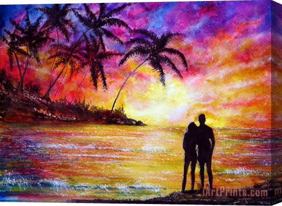 Collection 9 Romance Stretched Canvas Painting / Canvas Art
