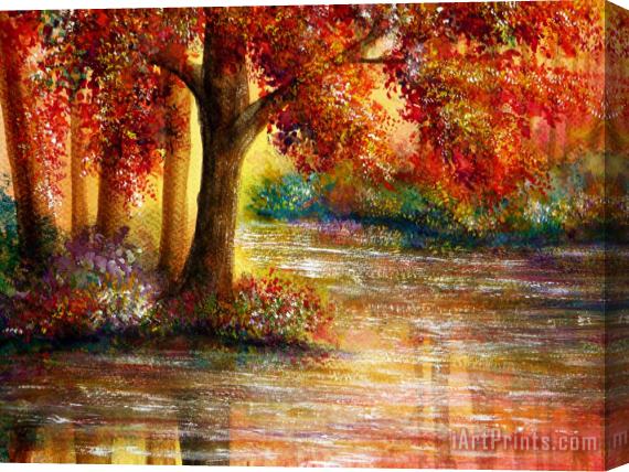 Collection 9 Still Waters Stretched Canvas Print / Canvas Art